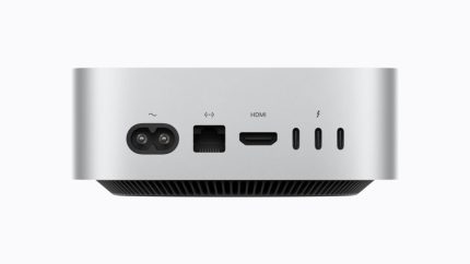 Mac mini M5 Pro connectique arrière Thunderbolt 5, HDMI et Ethernet — AppleDeals Maroc