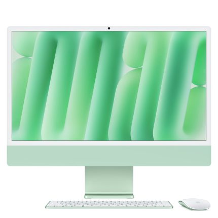 iMac 24 pouces puce Apple M4 CPU 8 cœurs, Vert — 16 Go de mémoire unifiée, 256 Go de stockage — AppleDeals Maroc