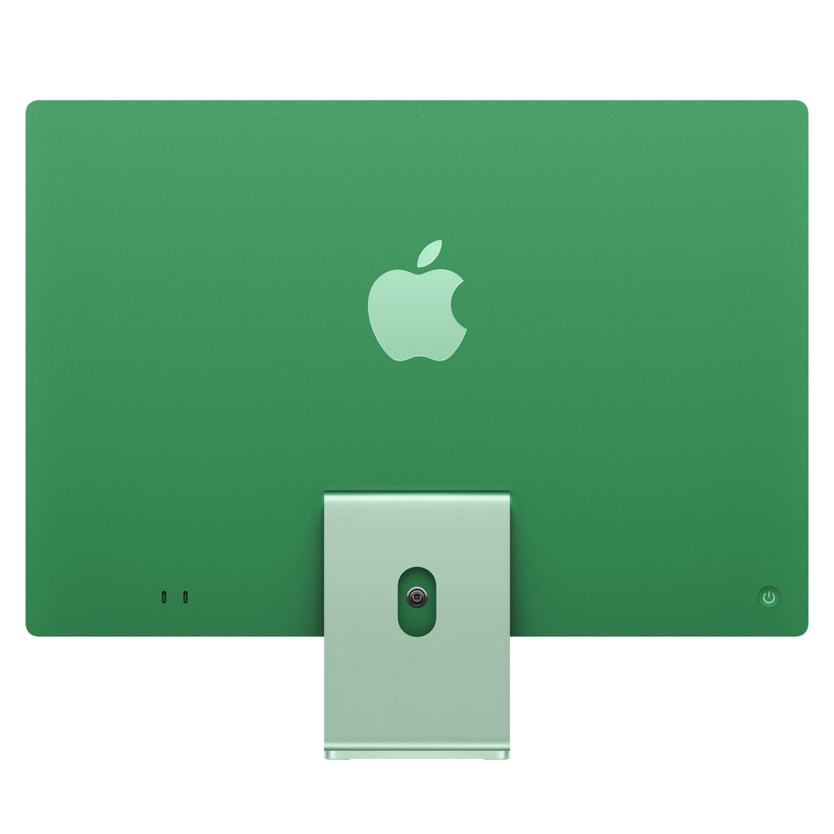 iMac 24 M4 — vue de face iMac 24 pouces écran Retina 4,5K, coloris Vert — AppleDeals Maroc