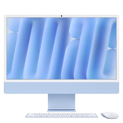 iMac 24 pouces puce Apple M4 CPU 10 cœurs, Bleu — 16 Go de mémoire unifiée, 256 Go de stockage — AppleDeals Maroc