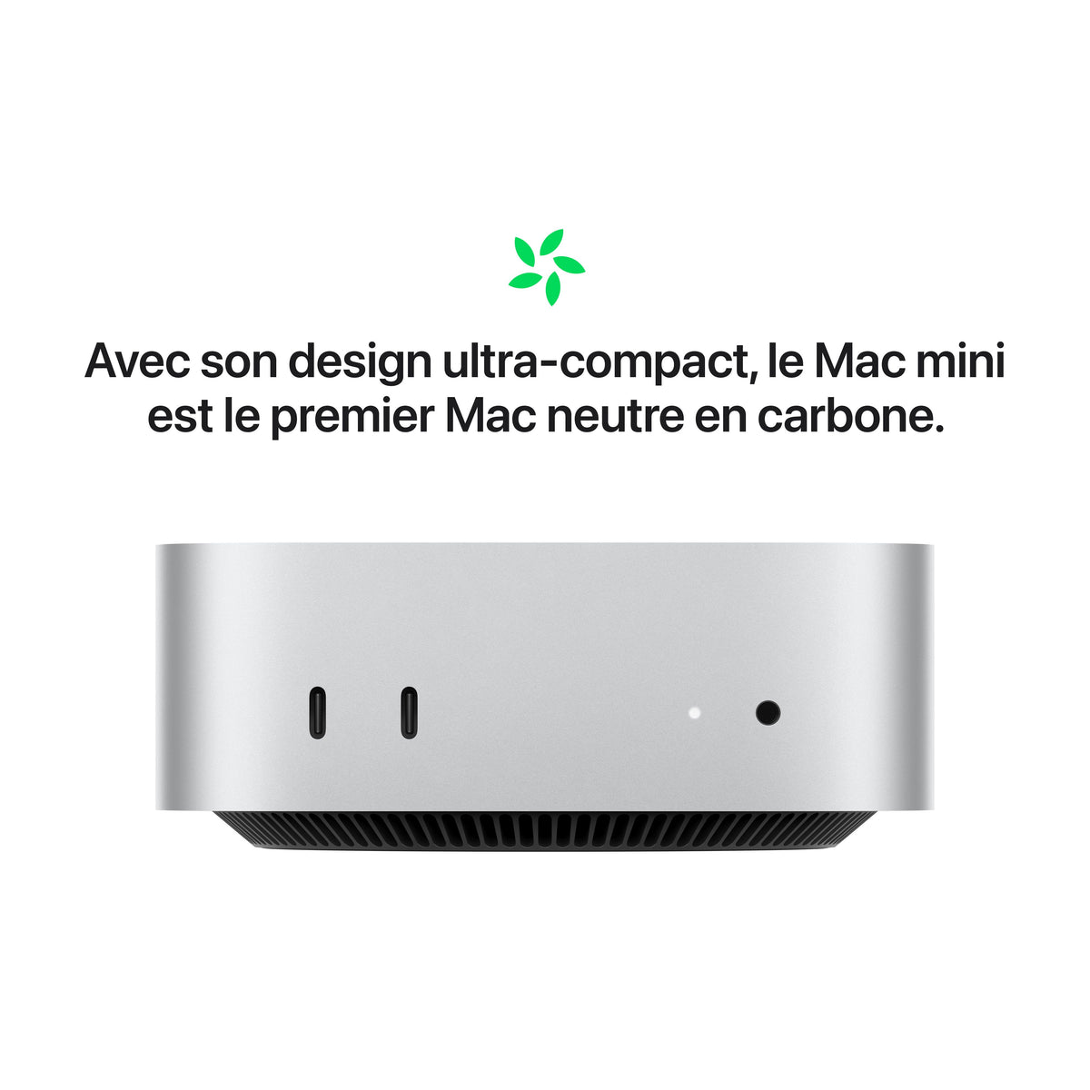 Mac mini M4 — format compact Mac mini M4 format compact de moins de 13 cm de côté — AppleDeals Maroc