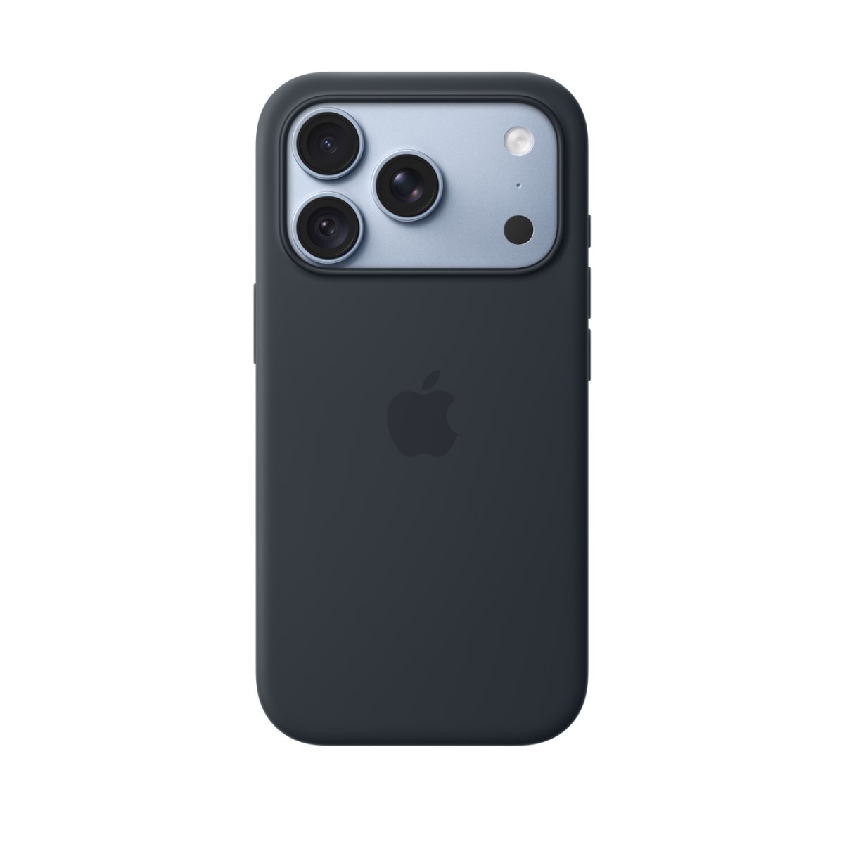 Coque en silicone avec MagSafe pour iPhone 18 Pro – Bleu marine Coque en silicone avec MagSafe pour iPhone 18 Pro – Bleu marine (MK8X4ZM/A) – AppleDeals Maroc