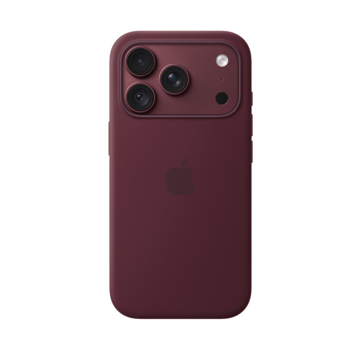 Coque en silicone avec MagSafe pour iPhone 18 Pro – Bordeaux Coque en silicone avec MagSafe pour iPhone 18 Pro – Bordeaux (MK8U4ZM/A) – AppleDeals Maroc