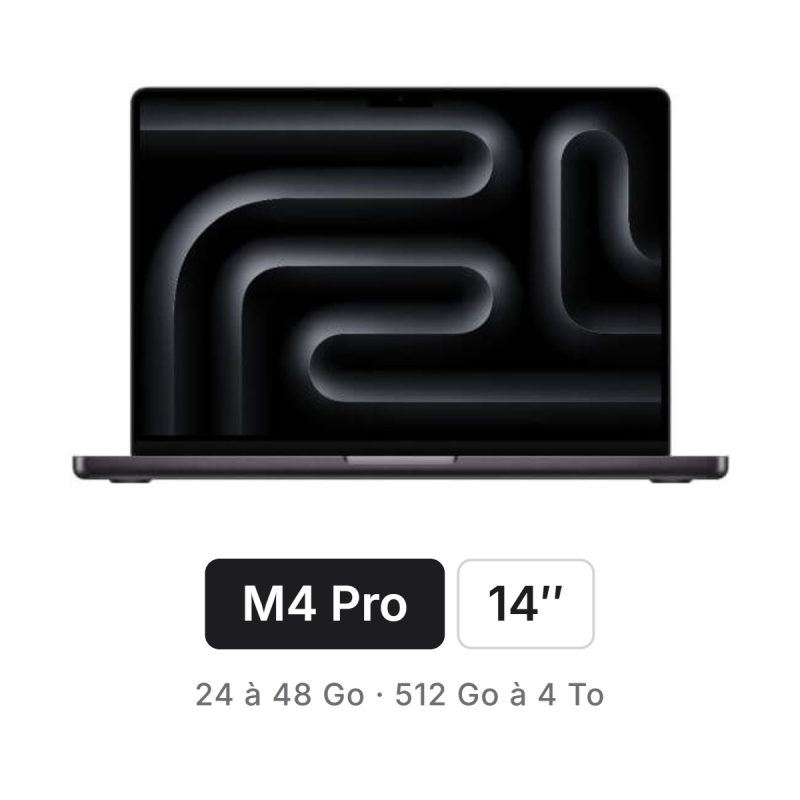 MacBook Pro 14 M4 Pro — Prix Maroc | AppleDeals