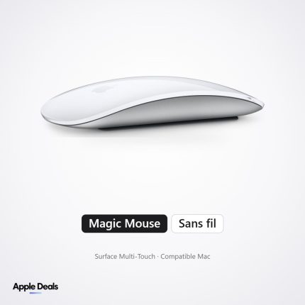 Magic Mouse Blanc — Surface Multi-Touch · Compatible Mac — Prix Maroc — AppleDeals