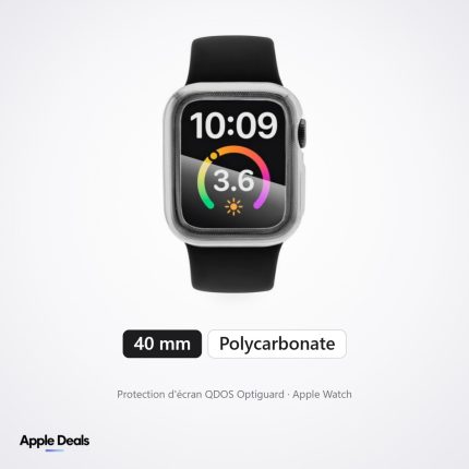 Verre QDOS Optiguard Apple Watch 40 mm — Protection d'écran QDOS Optiguard · Apple Watch — Prix Maroc — AppleDeals