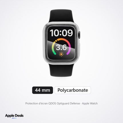Verre QDOS Optiguard Defense Apple Watch 44 mm — Protection d'écran QDOS Optiguard Defense · Apple Watch — Prix Maroc — AppleDeals